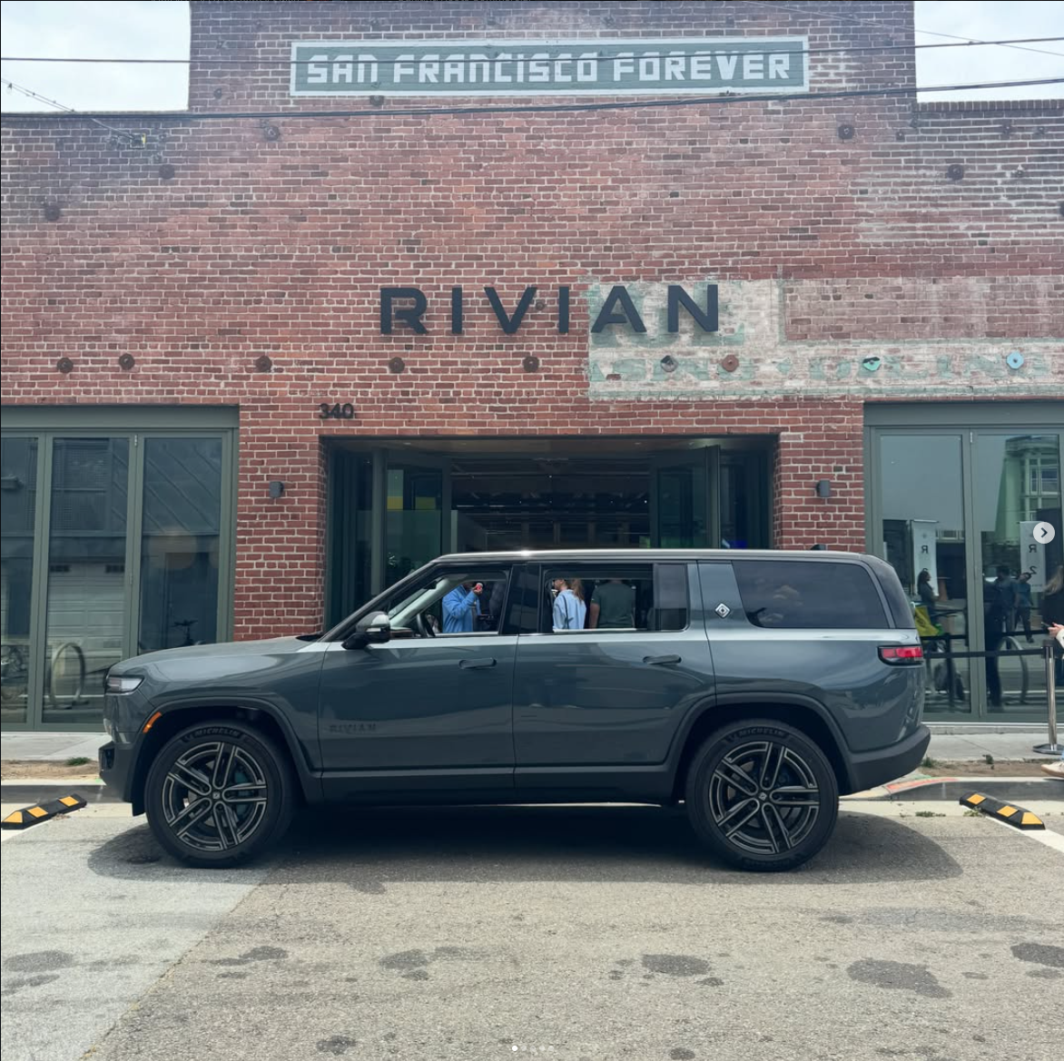 Brand activation on a San Francisco street